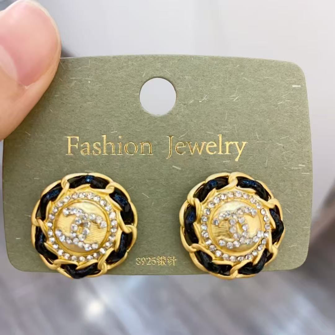 Earrings-CC-2 (Black/White)