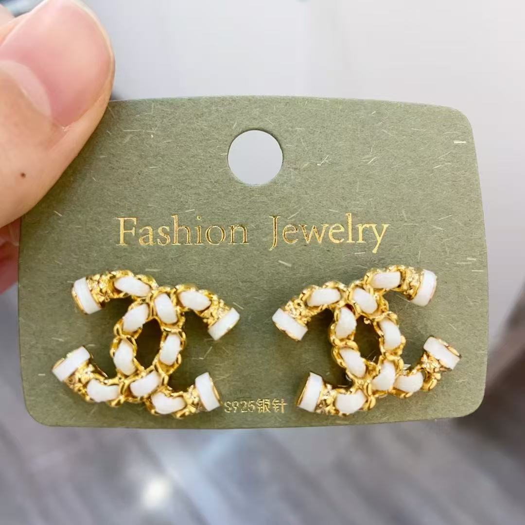 Earrings-CC-3(Black/White)