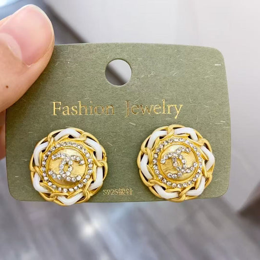 Earrings-CC-2 (Black/White)