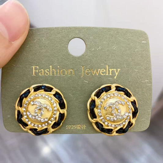 Earrings-CC-2 (Black/White)
